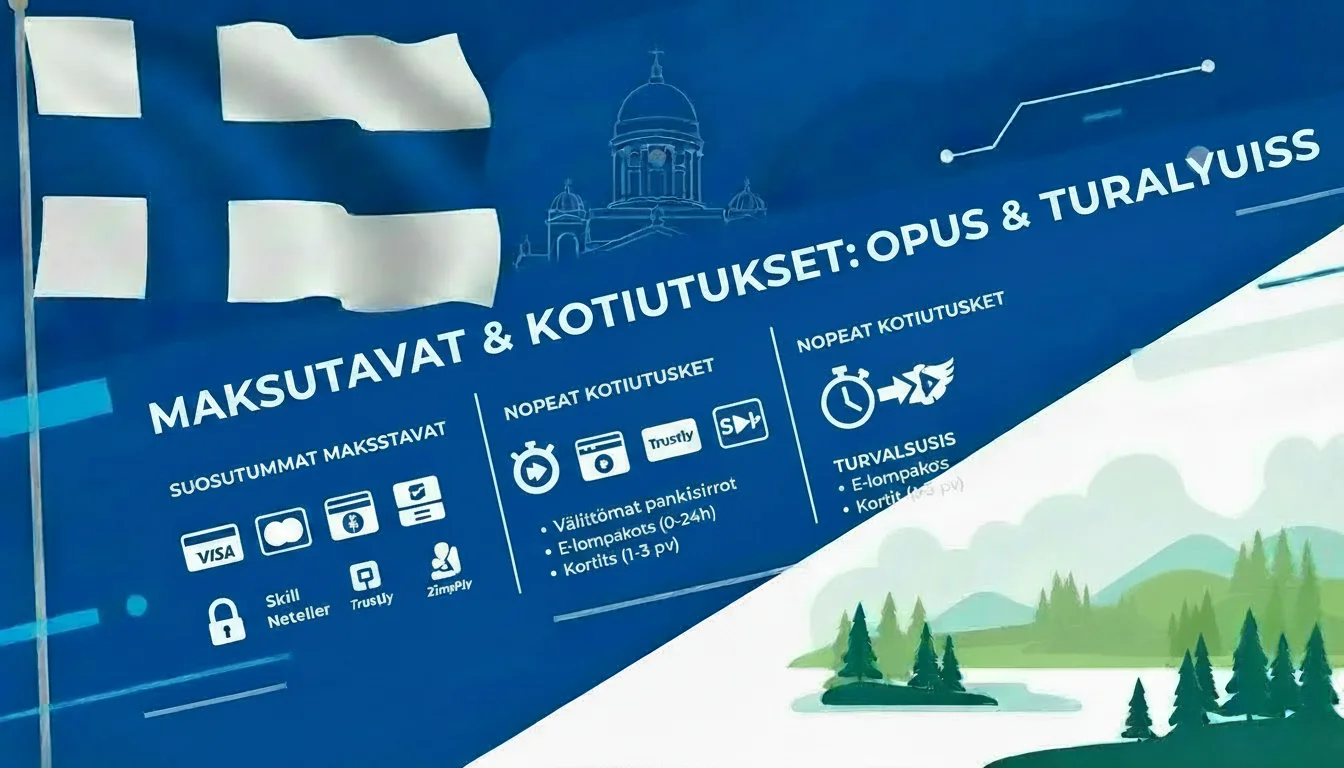 Maksuratkaisut ja kotiutusten nopeus banner