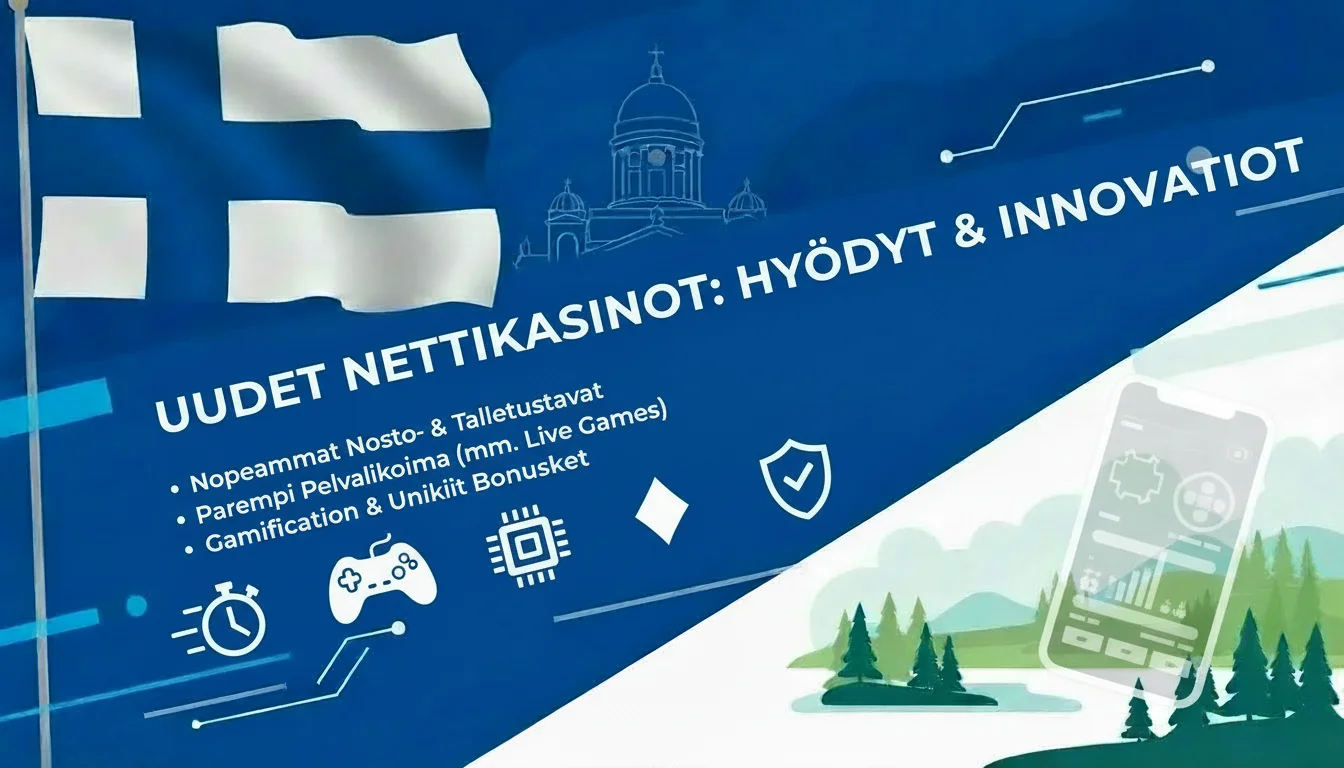 Uusien nettikasinoiden tarjoamat edut banner